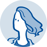 女性アイコン表示テストのプロフィール画像